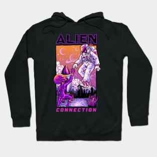 Alien Connection | Sci-fi | UFO | Universe Hoodie